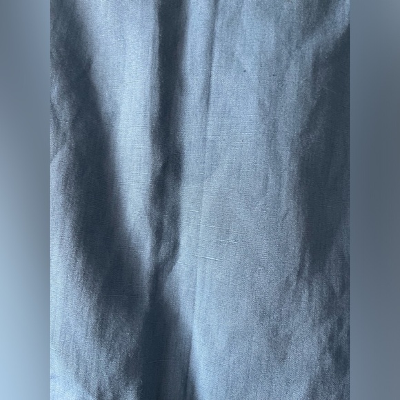 Carriere Blue Linen Mini Skirt - Picture 4 of 10